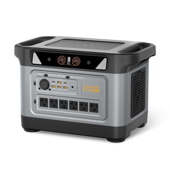 UDPOWER S2400 Portable Power Station,2083Wh LiFePO4 Battery,2400W (3000W Peak) Solar Generator with UPS Backup,6 AC Outlets,Home Backup Power for RVs,Camping,Power Outages (Solar Panel Optional)