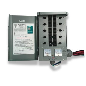 Connecticut Electric EmerGen Transfer Switch - 50 Amp, 10-Circuit, 12500 Watts, for Generator