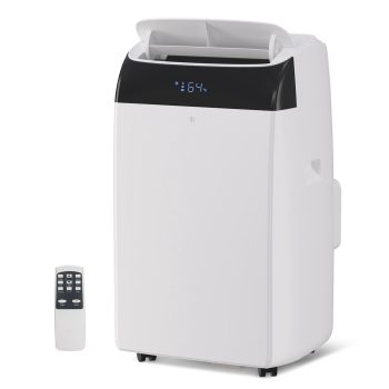 Portable Air Conditioner 14,000 BTU AC Unit with Heater & Dual Hose, Inverter Mobile Cooling for Rooms
