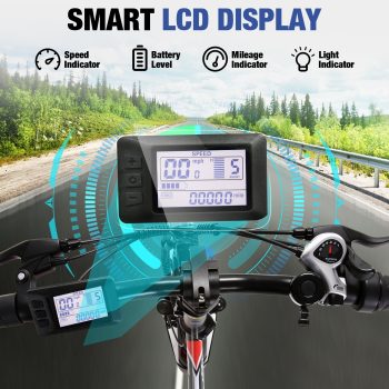 Gocio Peak 750W Electric Bike, 16" x 3.0 One-Piece Fat Tire Foldable Electric Bicycle for Adults Women, 48V 374.4Wh Removable Battery Ebikes, 20MPH Commuter E Bike for Teenager UL2849 Certified