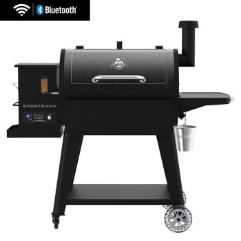 Pit Boss Sportsman 850 sq in Wood Pellet Grill with Bluetooth Wi-Fi and Flame Broiler Lever
