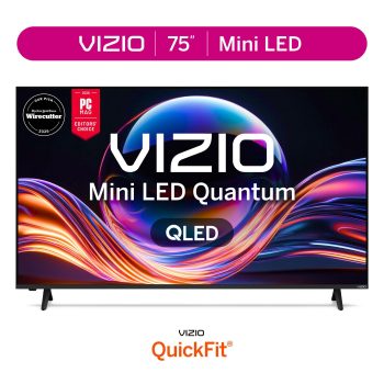 VIZIO 75 in Mini LED Quantum 4K QLED HDR Smart TV, New 2026, VQM75C-10