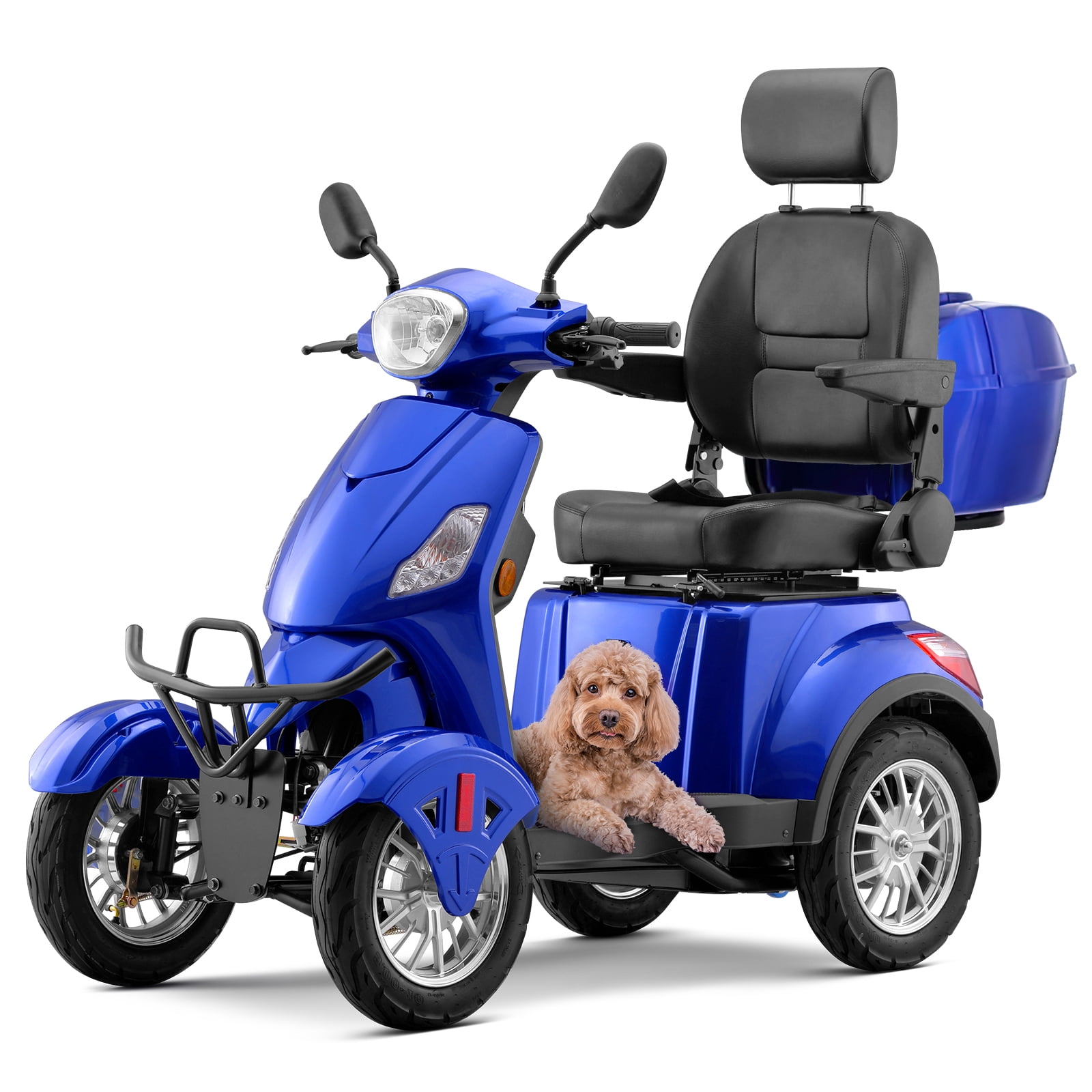 Arshin Heavy Duty 4 Wheel Mobility Scooters for Seniors & Adults 500lbs Capacity,800W All Terrain Electric Recreational Scooter