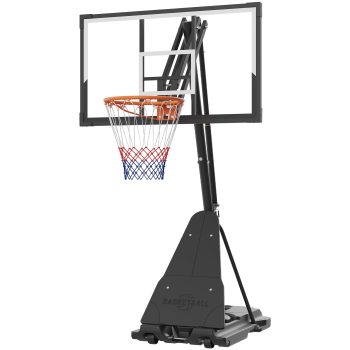 Ktaxon 54in Portable Basketball Hoop Outdoor, 4.5-10FT Adjustable Height, Free Sandbag, Basketball Goal System for Youth and Adults