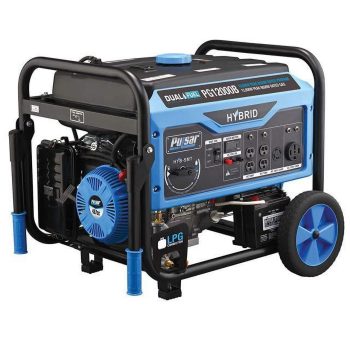 Pulsar 12,000W Dual Fuel Portable Generator with Electric Start CARB Compliant