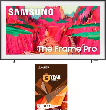 Samsung QN65LS03FWFXZA 65 Inch The Frame Wireless 4K Neo QLED TV with 5 Year Amber Protection Plan (2025)