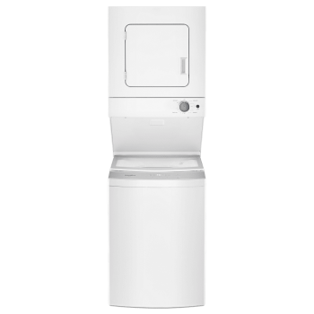 Whirlpool WET4024HW 24 inch White Electric Washer/Dryer Stacked Laundry Center