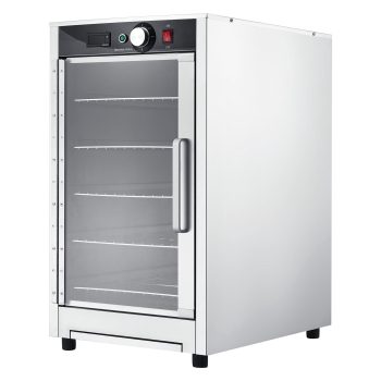 KFFKFF Electric Hot Box Food Warmer, 5-Layer Commercial Heating Cabinet with Water Tray, Transparent Door and Adjustable Racks, Stainless Steel Warming Unit for Food in Restaurants, Kitchens, Pizza