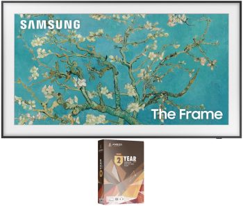 Samsung QN32LS03CBFXZA 32 Inch The Frame QLED Smart TV with Art Mode and an Additional 2 Year Extended Amber Protection (2023)