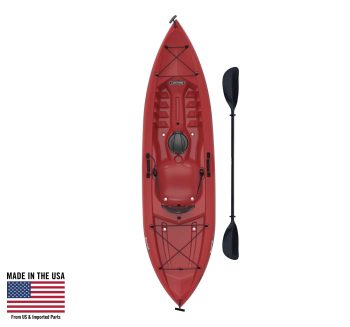 Lifetime Tamarack 10 ft Sit-On-Top Kayak with Paddle, Fire (90486)