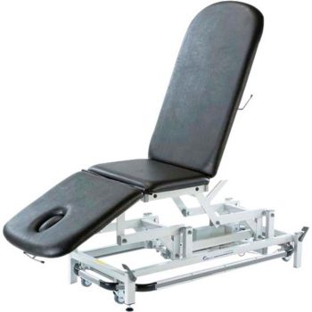Electric Hi-Low Treatment Table with Foot Bar, 3-Section - 77 x 28 x 18-39 in.