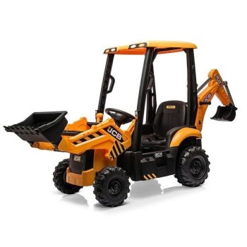 Towallmark 24V 3-in-1 Kids Ride on Tractor, Excavator & Bulldozer Electric Vehicle, Remote Control,Digger,Buckets,LED Lights, Music,Electric Ride on Toy()
