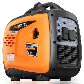 Efurden 5000W Portable Inverter Generator, Quiet Gas Generator with ECO Mode for Home Backup and Outdoor Camping, RV Ready, EPA Compliant