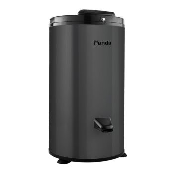 Panda 22lbs Portable Spin Dryer, Drum, 3200RPM Spin Speed, Gravity Drain, Dark