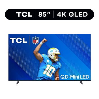 (Open Box) TCL 85” Class QM8 (85QM851G) 4K UHD HDR QD Mini-LED Smart TV with Google TV (NEW 2024)