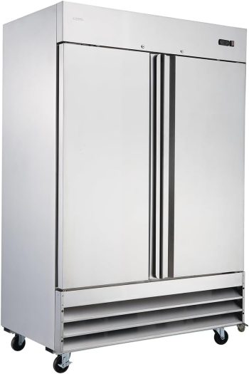 Smad 47 Cu ft Upright Commercial Freezer Removeble Shelves, Inner Lighting, Restaurant, Bar, Shop