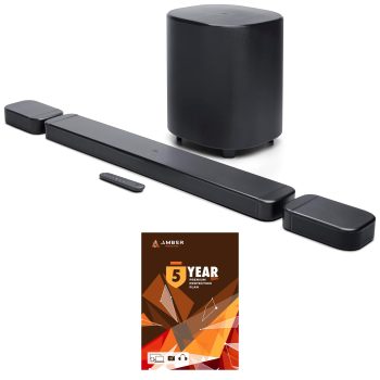 JBL BAR-700-MK2 Surround Sound 4K Dolby Atmos Passthrough Soundbar with 5 Year Amber Protection Plan (2025)