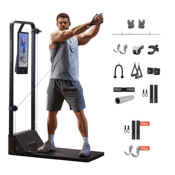 Speediance AI-Powered Smart Home Gym System, Multi-functional Smith Workout Machine & Full Body Strength Training Fitness Equipment, All-in-One Training Machine with Digital Weight 2