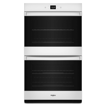 Whirlpool 30 Inch Double Thermal Self Clean Oven WOED5030LW