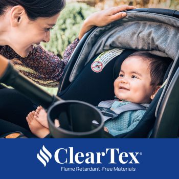 Chicco KeyFit® Max Zip ClearTex® Extended-Use Infant Car Seat and Stay-in-Car Base, Rear-Facing, 1-Hand Adjust Handle, Zip-Open Privacy Shield - Sierra (Beige)