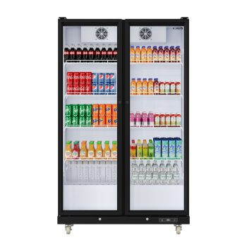 47 in. Commercial Merchandiser Refrigerator, With 2 Full Glass Doors, 30 Cu. Ft.
