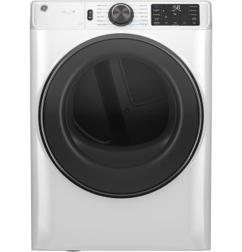 GE Electric 7.8 cu ft 240 V White Electric Dryer