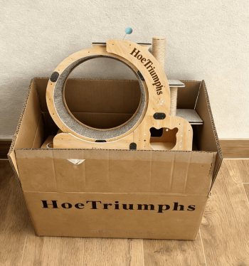 HoeTriumphs Cat Wheel 6-in-1 Cat Exercise Wheel, Upgraded Cat Wheel Exerciser for Indoor Cats, Large Cat Treadmill, Cat Running Wheel with Silent Wheel, Cat Walking Wheel Cat Furniture Cat Toys