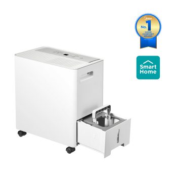 Midea 35 Pint Dehumidifer, Covers up to 3,500 Sq ft, Wi-Fi and Alexa, White