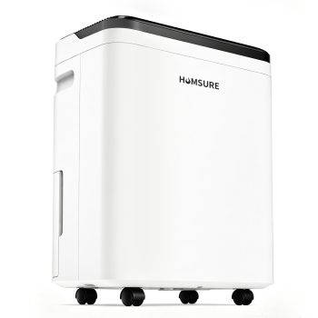 HUMSURE 70 Pints Dehumidifier for Basements with Drain Hose, Large Dehumidifier Covers up to 4500 Sq. Ft, Auto Defrost, 24H Timer, White