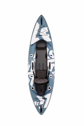Kokopelli Platte Inflatable Kayak Lightweight Packable Touring Kayak with Drop-Stitch Floor, Adjustable Seat, Paddle, Pump & Carry Bag