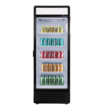 Hamilton Beach, 13.3 Cu.Ft.Commercial Glass Display Refrigerator, Black