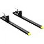 Tookss Pallet Forks 60"4000 Lbs Max,Clamp On Tractor Bucket Forks with Adjustable Stabilizer Bar, Heavy Duty Front Loader Forks,Fork Attachment for Skid Steer,Loader Bucket