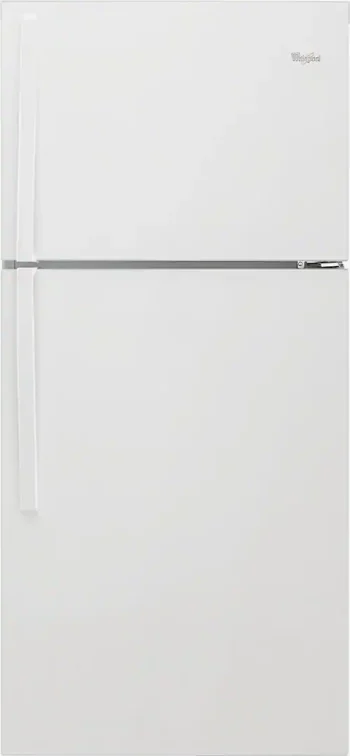 Whirlpool 30-inch 19.3 Cu. Ft. Top-Freezer Refrigerator with Garage-Ready Design - White