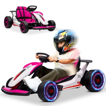 24V Electric Go Kart ride on toys for boys girls Age 6+