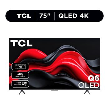 TCL 75 Q6 Series QLED 4K UHD HDR Smart Google TV (NEW 2024) - 75Q651G
