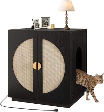 Litter Box Enclosure for Self-Cleaning & Automatic Litter Boxes