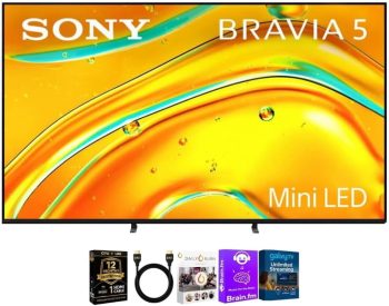 Sony K98XR50KIT1 98" Class BRAVIA 5 Series 4K Mini LED UHD Smart Google TV XR Processor HDR